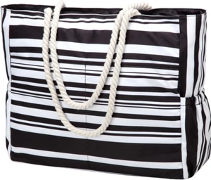 Beach Large Tote Bag Swimming Pool Storage Waterproof Oversized Women Zip Bag - Picture 1 of 7