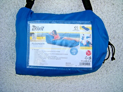 "Crivit" Luftkissen,Aufblasbares Sofa,Airlounge. mit Tragetasche.200x85x60cm - Bild 1 von 4