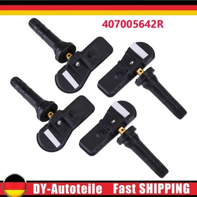 REIFENDRUCKSENSOR 4x RDKS Für Renault Dacia Captur Clio Kangoo 407005642R - Imagen 1 de 4