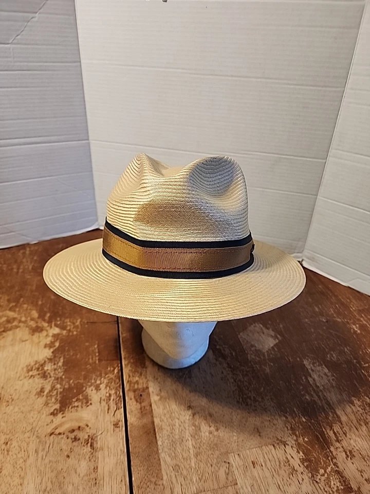 Tommy Bahama men’s handmade Panama fedora hat One Size Fits Most Made In USA  — 第 1/4 张图片