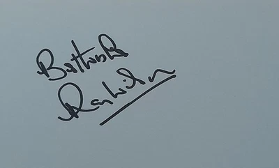 Ray Wilson Signed Card England 1966 World Cup Everton PHOTO PROOF COA - Image 1 of 2