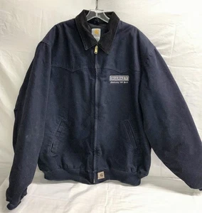Vintage '07 Santa Fe Carhartt J14 MDT XXL-Tall Sandstone Duck Midnight Blue Quilted - Bild 1 von 7