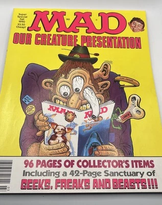 Mad Magazine Super Special 72 Fall 1990 Basil Wolverton Cover Foto 1 de 2
