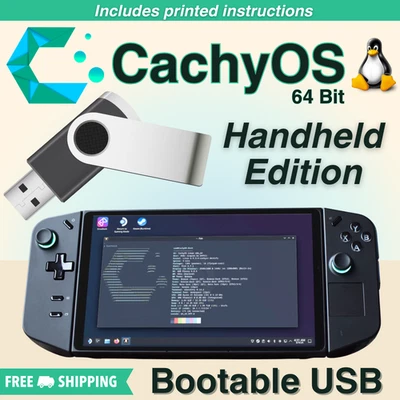 CachyOS Linux (Handheld Edition) Bootable USB  - Arch Linux Based Distribution - Image 1 of 4