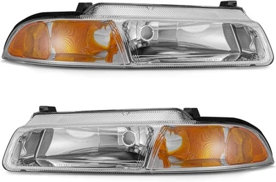 Faro Chrysler Cirrus/Dodge Stratus/PM Breeze 1995-2000, carcasa cromada, ¡juego! Foto 1 de 4