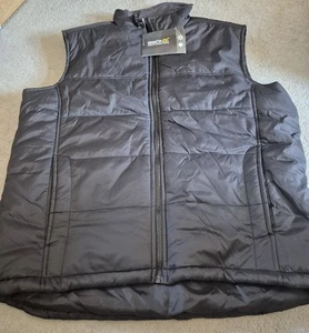 Regatta Padded Bodywarmer Black Professional TRA787 Stage Waistcoat Large - Picture 1 of 2