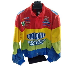 Chaqueta arco iris vintage Jeff Gordon NASCAR DuPont Racing para hombre talla M - Imagen 1 de 13
