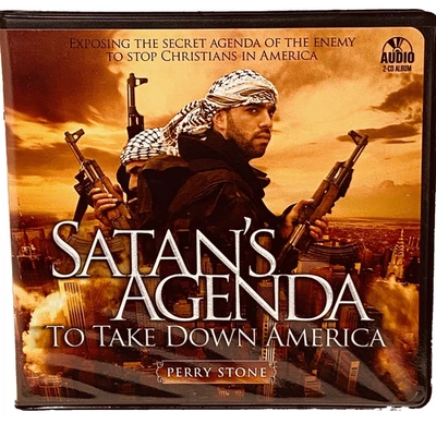 PERRY STONE - SATAN'S AGENDA TO TAKE DOWN AMERICA - 2 DISC BOX SET AUDIO CD - Image 1 of 4