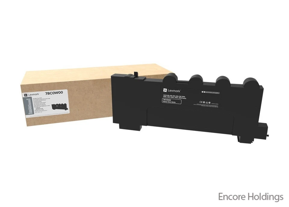 Botella de tóner de residuos de impresora Lexmark - negra - rendimiento de 25.000 páginas - láser 78C0W00 Foto 1 de 1