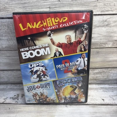 Laugh Out Loud 5-Movie Collection (DVD) NEW Grown Ups, Joe Dirt 2, Paul Blart 2 Foto 1 de 4