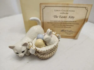 Lenox 12 Monate Kätzchen April OSTERKÄTZCHEN mit Echtheitszertifikat 2,5" Höhe x 3,25" Breite - Bild 1 von 4