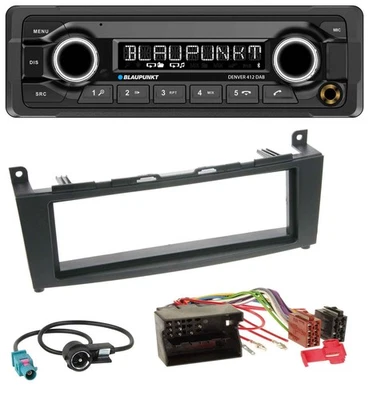 Blaupunkt Bluetooth DAB MP3 USB Autoradio für Mercedes C-Klasse W204 ab 2007 - Bild 1 von 4