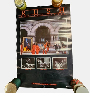 Rush Moving Pictures Album Promo Poster 22x33 Vintage 1981 PolyGram Records Rock - Picture 1 of 9