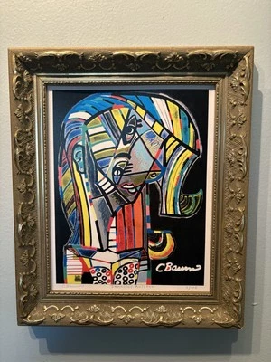 Impresión artística de edición limitada #1/40 enmarcada CBaum, “Jennifer Aniston” Foto 1 de 4