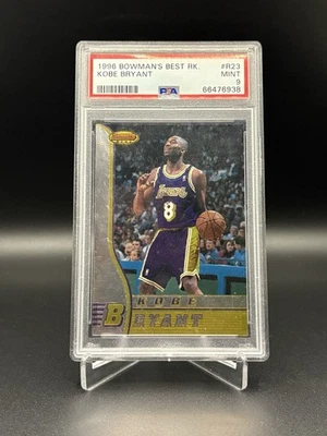 1996-97 Bowman’s Best Kobe Bryant Rookie RC #R23 Psa 9 Mint Los Angeles Lakers - Image 1 of 2