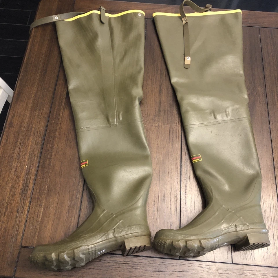 LaCrosse Mens Size 11 Insulated Hip Waders In Excellent Condition - Image 1 of 4