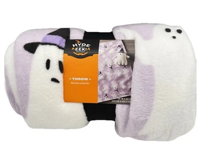 TARGET-HYDE AND EEK Hyde & EEK Halloween Purple Ghost Throw Blanket 2025
