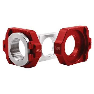 Kit de bloque de eje Works Connection Elite rojo para KTM 300 XC 2013-2019 Foto 1 de 2