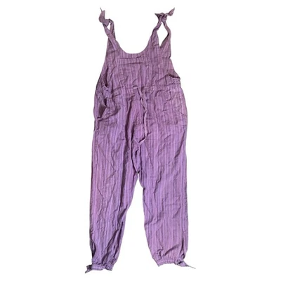 Mono Soul Flower S/M Púrpura Rayas Hippie Boho Festival 100% Algodón Foto 1 de 4