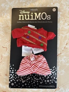 Disney nuiMOs Christmas Costume Spot night Red Sweater set outfit Mickey - Picture 1 of 2