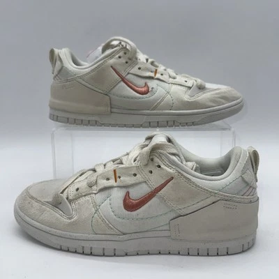 Nike Mujer Talla 7 Dunk Low Disrupt 2 (DH4402 100) Zapatilla Entrenadora Blanca Deportes Foto 1 de 4