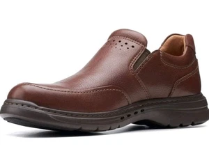 Clarks Mens Un Brawley Step Slip-on Shoes - Mahogany, 13 XW - Picture 1 of 5
