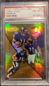 #90 Jamal Lewis 2000 Topps Gold Label PSA 8 NM-MT Premium - Picture 1 of 2