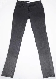 GIVENCHY Womens Faded Black Gray Cotton Ombre Skinny Denim Jeans Pants 38/2 NEW - Picture 1 of 3