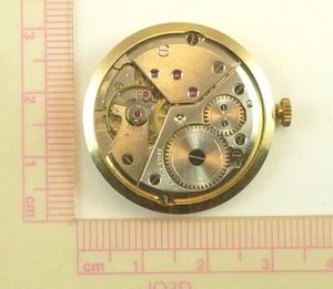 Unbranded Swiss 15 Jewel Wrist Watch Movement - Good Balance -  Parts / Repair - Picture 1 of 5