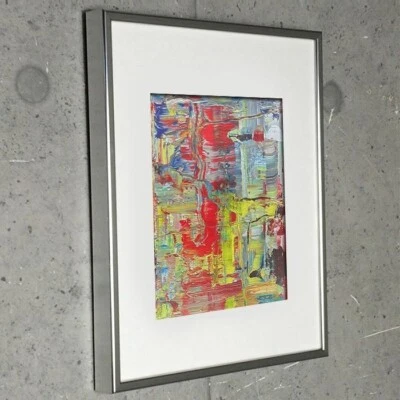 Gerhard Richter The Metropolitan Museum Abstraktes Gemälde 2016a Größe 31 cm x 25 cm - Bild 1 von 4