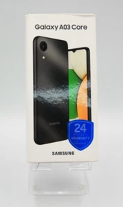 Samsung Galaxy A03 Core SM-A032F Unlocked 32GB Black Good-NEW- 1 DAY SHIPPING - Afbeelding 1 van 6