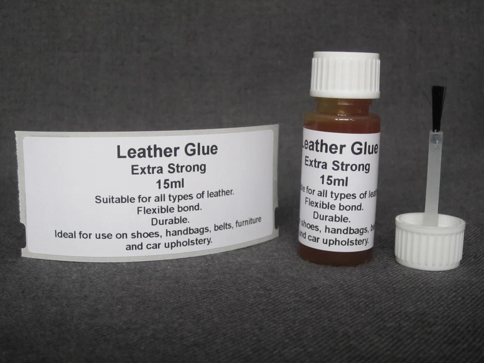 Extra Strong LEATHER GLUE for DIY REPAIR tears RIPS sofas shoes car upholstery