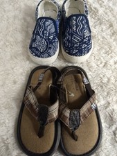 Sonoma Sandals & Carter's Canvas size 9 - sandalias y canvas para niño