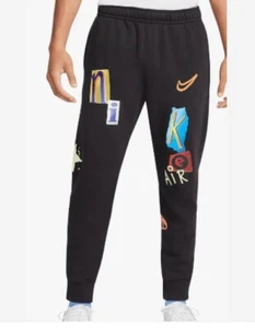 Nike Club Legacy Pants Boys Medium Joggers DZ3128 010 - Picture 1 of 2