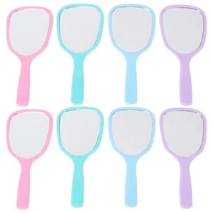8 Pcs Bonbonfarbener Körperspiegel Kind Kosmetischer Schminkspiegel - Bild 1 von 12