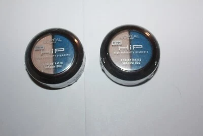 L'Oreal HiP high intensity Pigments Shadow Duo #238 Retro lot Of 2 Sealed - Image 1 of 2