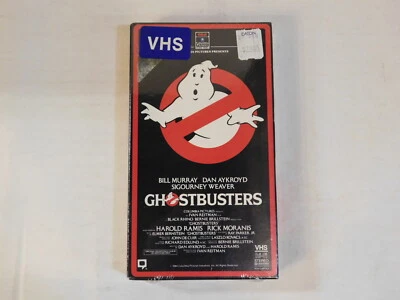 VHS Cazafantasmas CAJA COMPLETA SELLADA / FANTASMA PLANO 1985 RARO Foto 1 de 4
