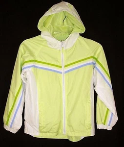 Girls Arizona Jacket sz S 7/8 Reversible Green White  - Picture 1 of 10