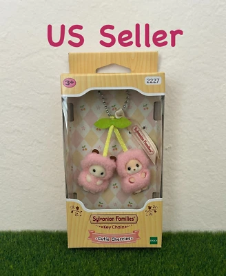 Sylvanian Families Cherry Twin Cutie Cherries Keychain LIMITED Calico Critters - Image 1 of 4