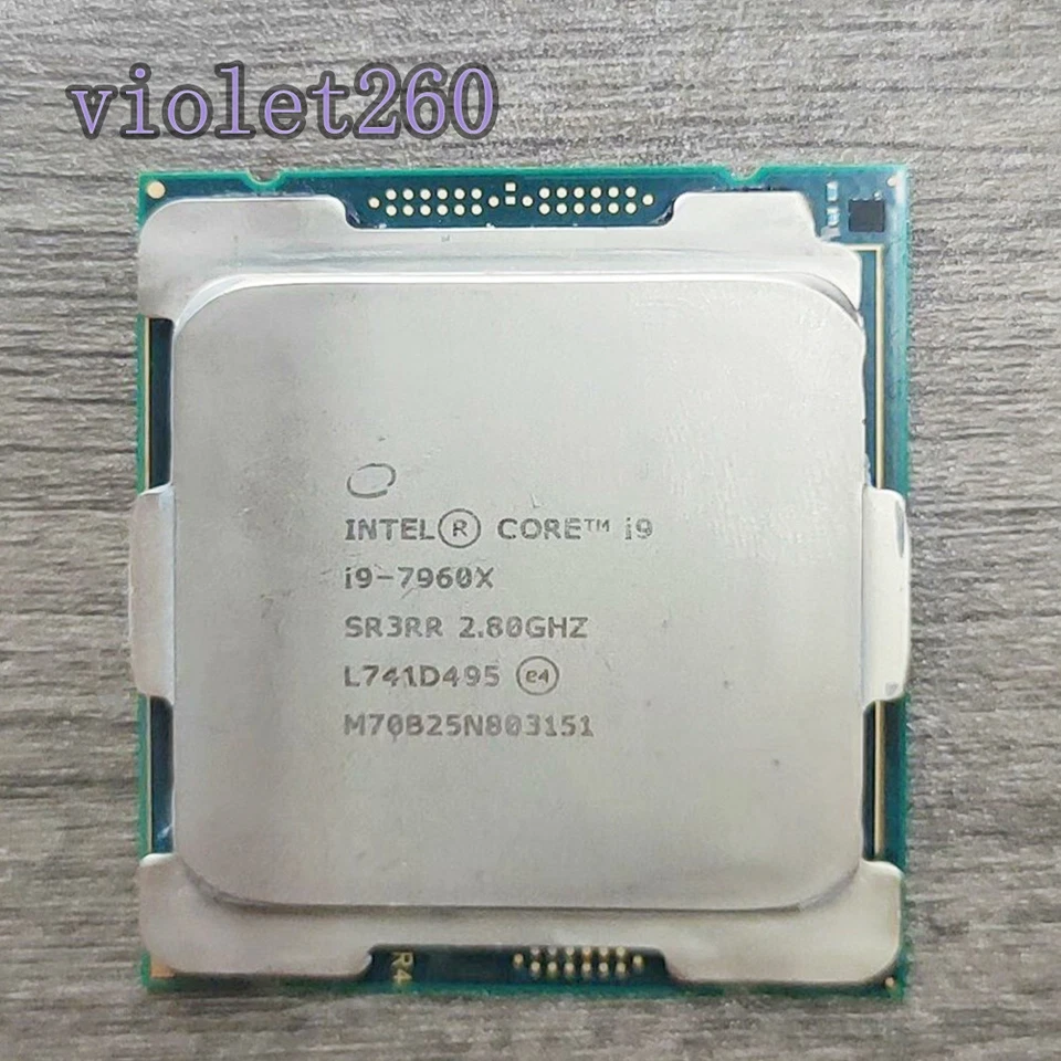 Intel Core i9-7960X FCLGA2066 CPU Processor 2.8GHz 16C/32T 22 MB - Image 1 of 1