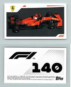 Ferrari - Charles Leclerc #140 Formula 1 Season 2021 Topps Sticker - Picture 1 of 1