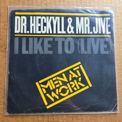 MEN AT WORK - DR. HECKYLL & MR. JIVE I Like To 45 7" Vinyl Record Foto 1 de 4