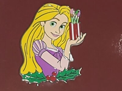 Prendedor intercambiable Disney Park Tangled Rapunzel 2020 regalo de Navidad LE 4000 Foto 1 de 2