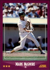 1988 Score Baseball (Cards 1-300) (Pick Your Cards)