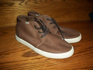 Men’s Brown Toms High top Sneaker Size M7*NEW-Ships FREE - Picture 1 of 6