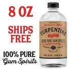 Natural Gum Spirits of Turpentine, 100% Pure turps spirits 8 OUNCE - SAVE NOW!