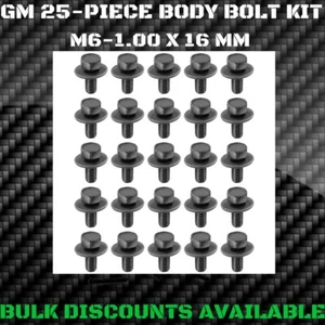 1981+ GMC Truck Interior Exterior Engine Bay Chassis 10 mm BODY BOLTS M6-1.00 GM - Bild 1 von 2