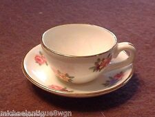 Vintage Royal Adderley Multi-Floral Miniature Cup & Saucer Mint