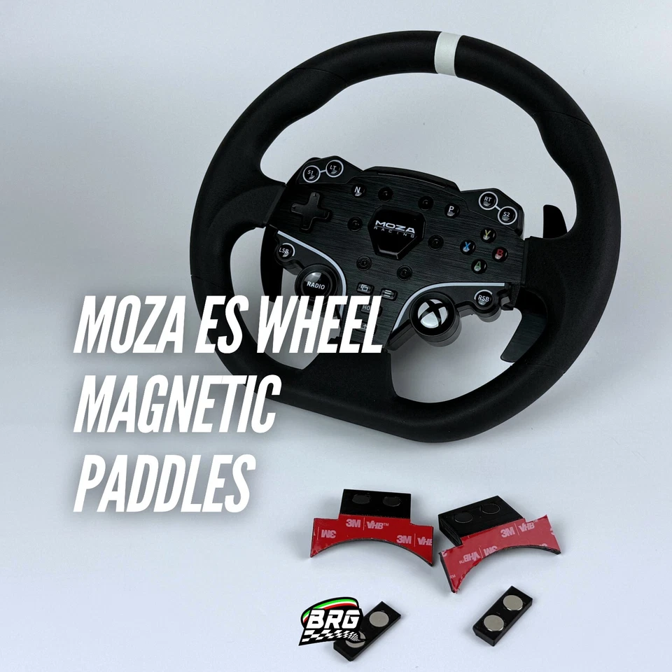 BRGSIMMODS Magnetic Paddles for Moza ES Wheel