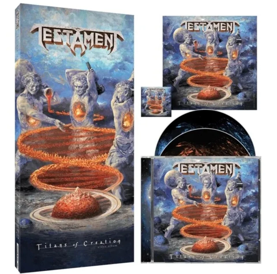 TESTAMENT - TITANS OF CREATION (VIDEO ALBUM)-LTD CD+BLU-RAY   CD+BLU-RAY NEU  - Bild 1 von 1